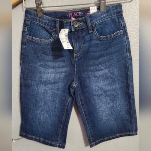 Place Men's Deep Indigo Jean Shorts